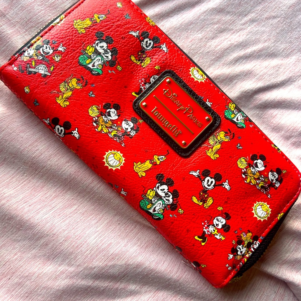 Disney Parks Loungefly runway railway wallet
